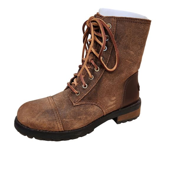 Ugg‎ LEFT Leather Boot For Amputee, Zip Side, Women's Size 6 ONE BOOT ONLY - Picture 1 of 6